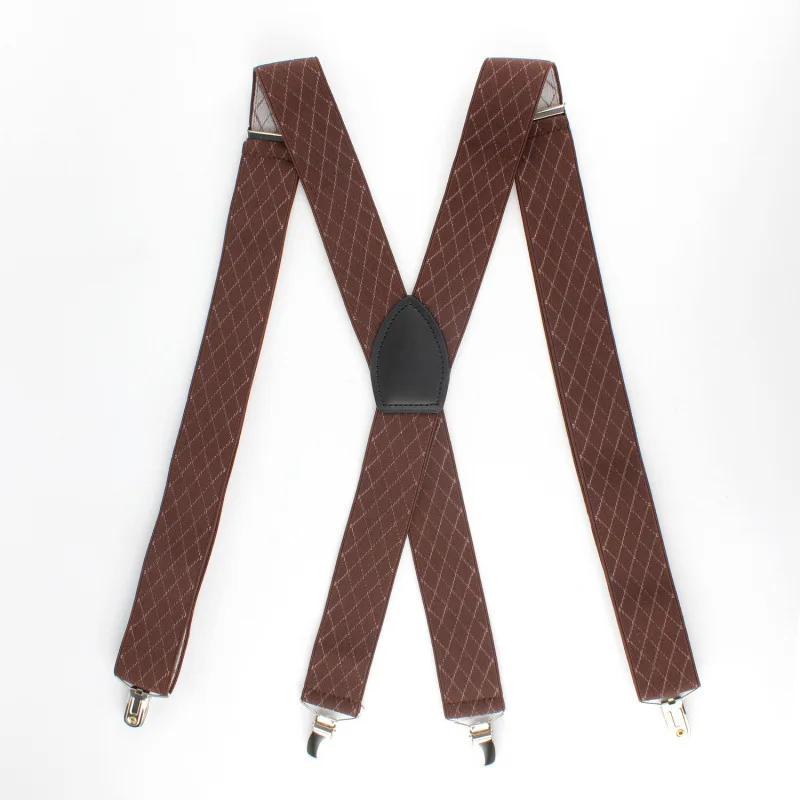 supply of adult men suspenders with trousers straps elastic elastic straps in stock.