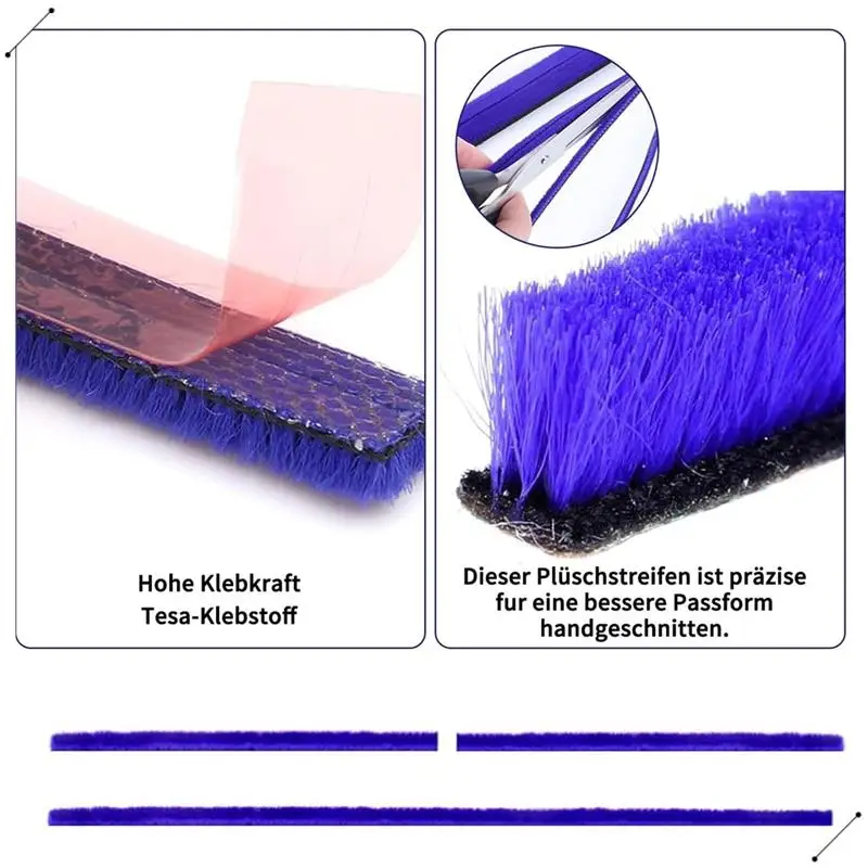 Soft Plush Strips Axle Replacement Casters For Dyson V6, V7, V8, V10, V11 Vacuum Cleaners, Cleaner Head Accessories