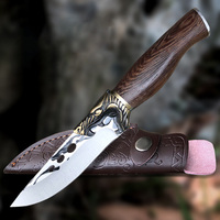 Stainless Steel Boning Fishing Knives for Meat Fruit Vegetables Kitchen Chef Butcher Knife Wood Handle Kitchen Tools