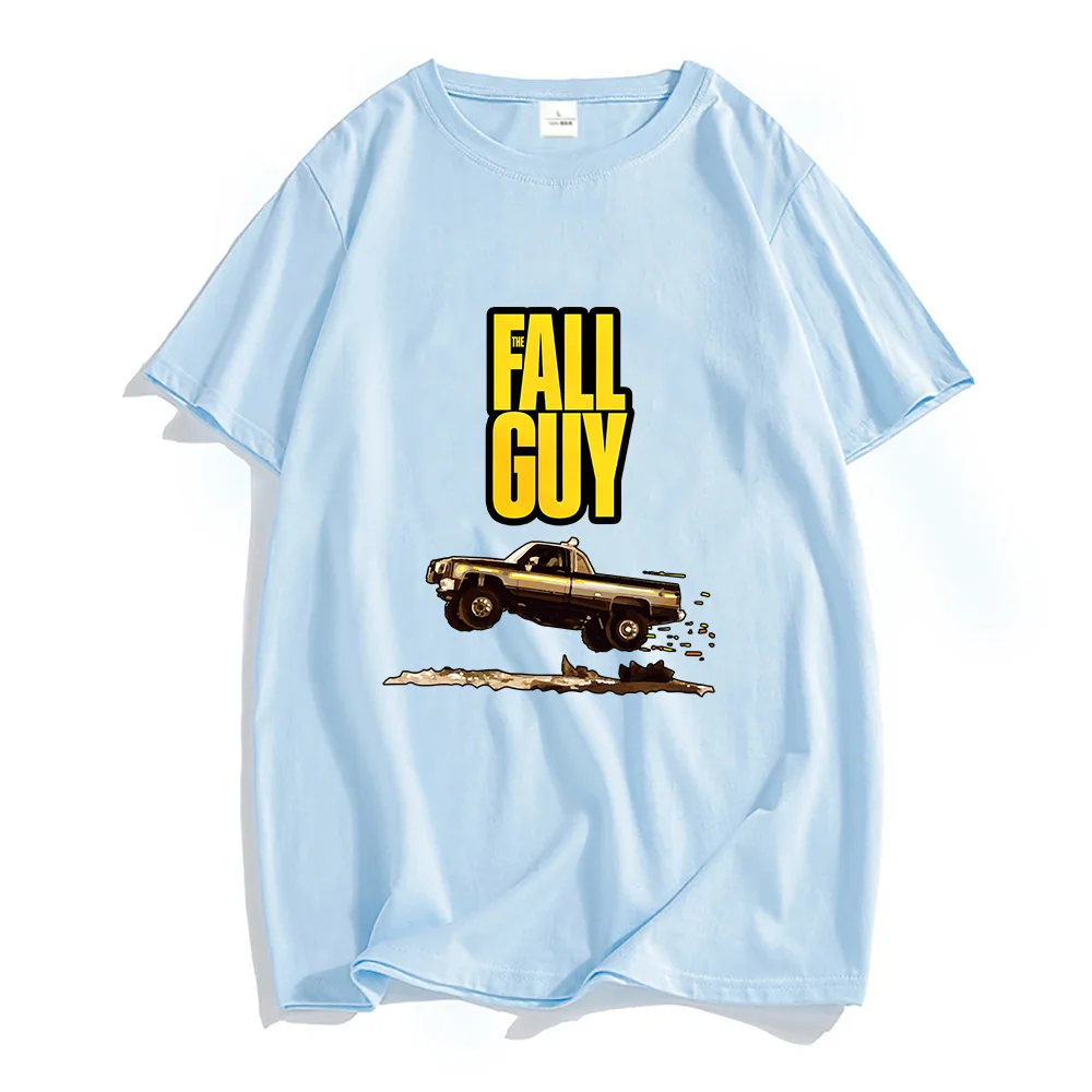 The Fall Guy Movie T-shirts Short Sleeve Cotton Men/Women Tee-shirt Ropa Hombre Hip Hop Streetwear Casual Summer O-neck Tees Top