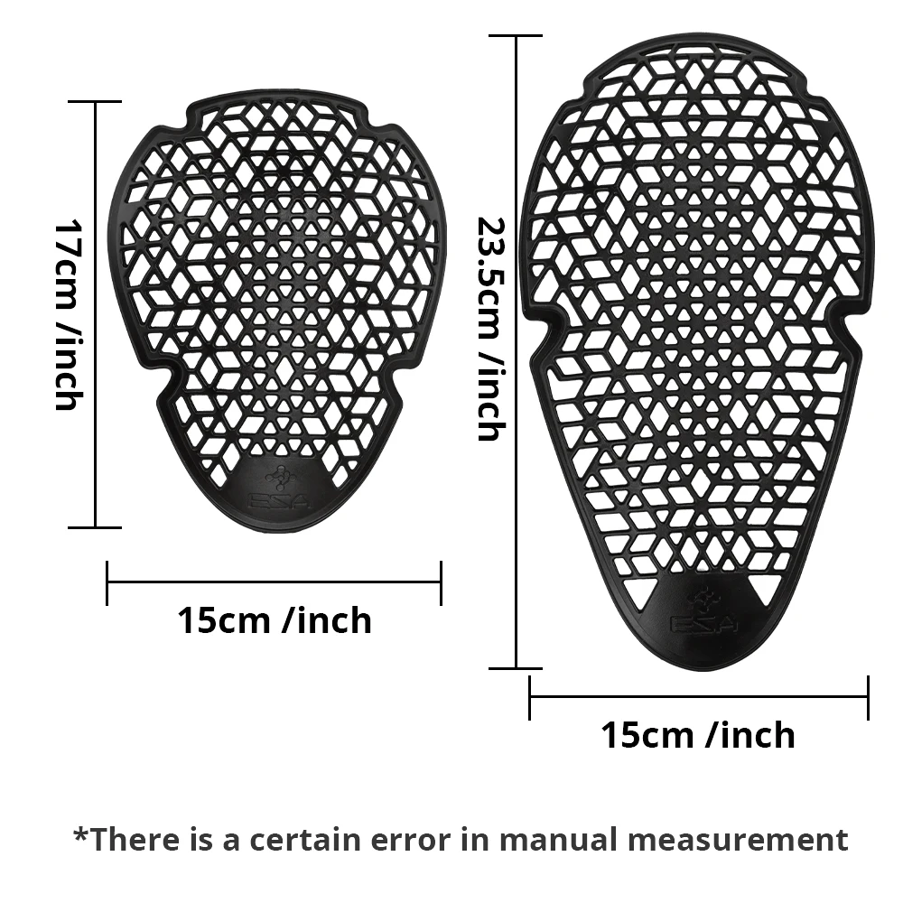 سترة واقية مدمجة عالمية معتمدة من CE للدراجات النارية، واقي خلفي، وسادات للركبة على الكتف والكوع