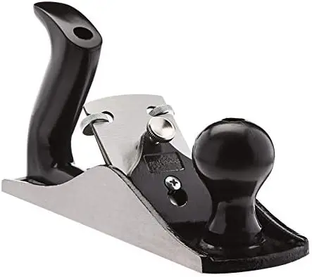

Basics No.4 Adjustable Hand Planer – 2" Blade for Smooth Woodworking, Grey/Black