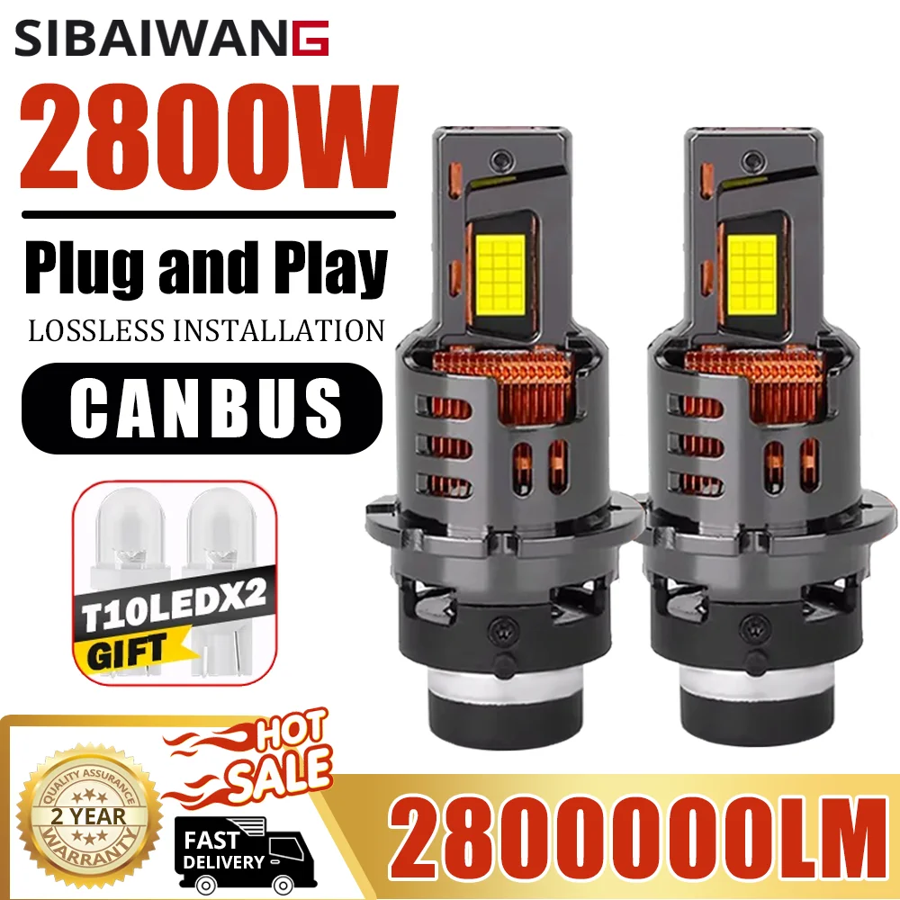 

D2S D4S D3S D1S D5S D8S Светодиодная лампа для фар Canbus для CarD2R D4R D3R D4R HID Canbus Ксеноновые лампы Turbo Plug & Play Лампы для фар