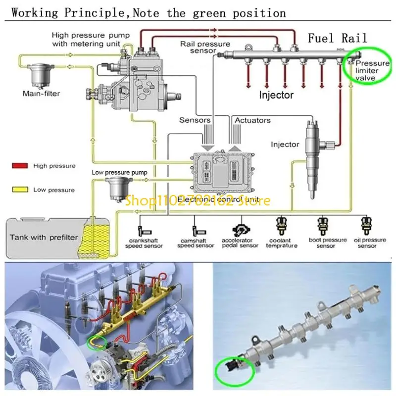 

547B M18x1.5mm Threaded Pressure Valves Plug for Trucks 5093113AA 213072800