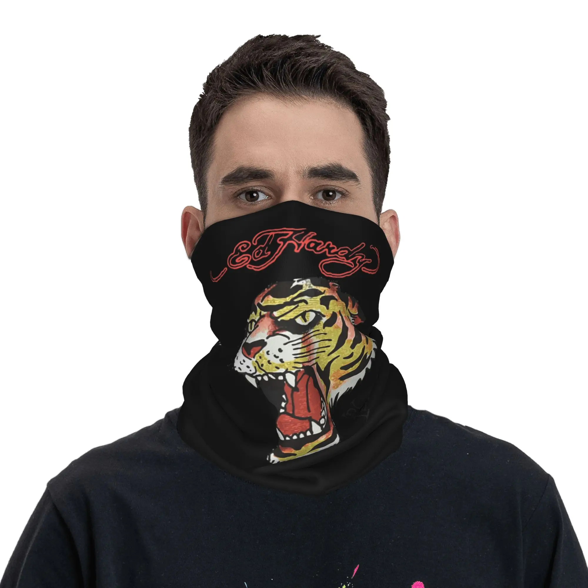 The First Incarnation of Tattoo ed hardy Bandana Neck Gaiter, máscara estampada, bufanda, gorro para correr, unisex, para adultos, resistente al viento