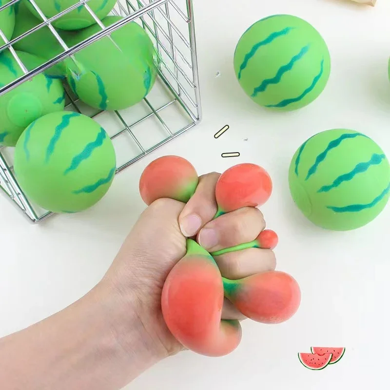 

Creative Simulated Fruit Watermelon Novelty Gag Toys Squeeze Stress Relief Toy Hobby Collectibles Birthday Gifts for Friends