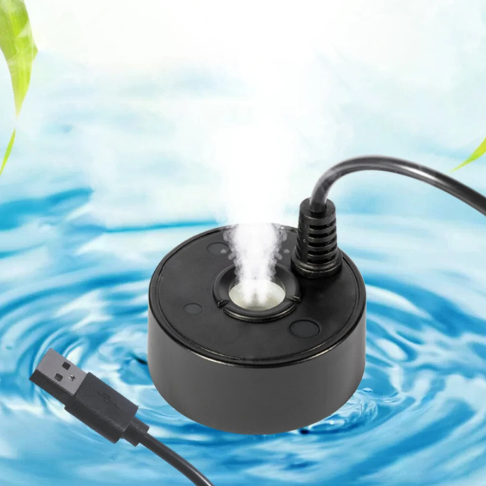 USB 5V Water Pump Atomizer Mist Maker Fogger Fountain Pond Garden Rockery Fish Tank Landscaping Humidifier