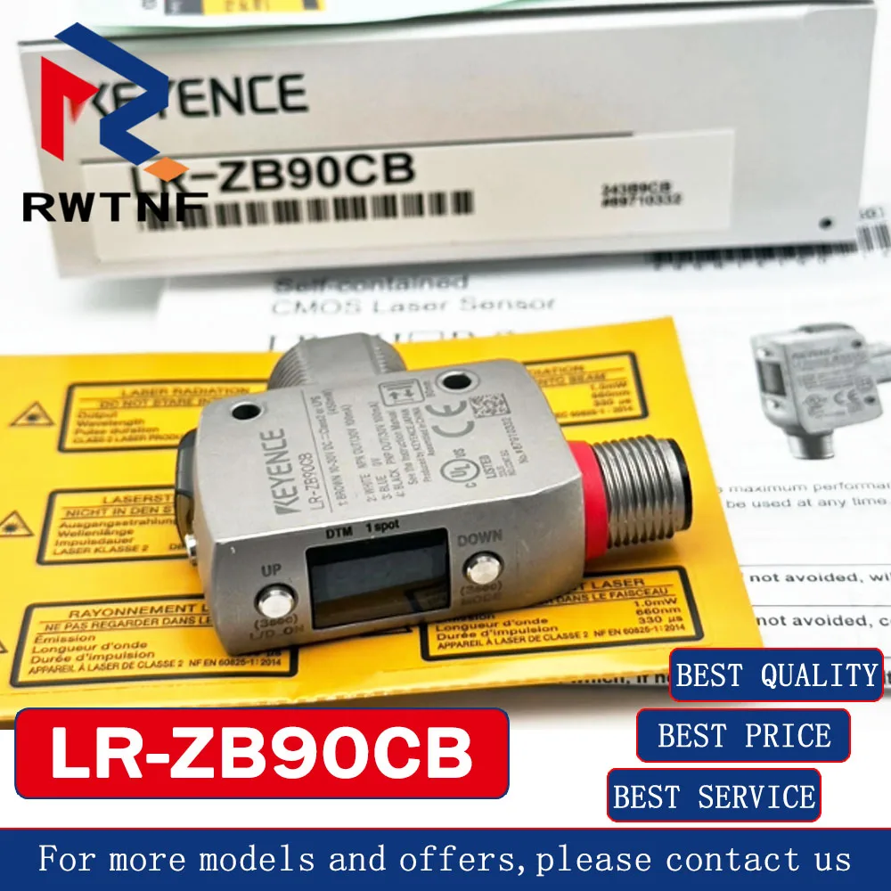 Brand New Genuine LR-ZB90CB KEYENCE M12 connector type laser sensor