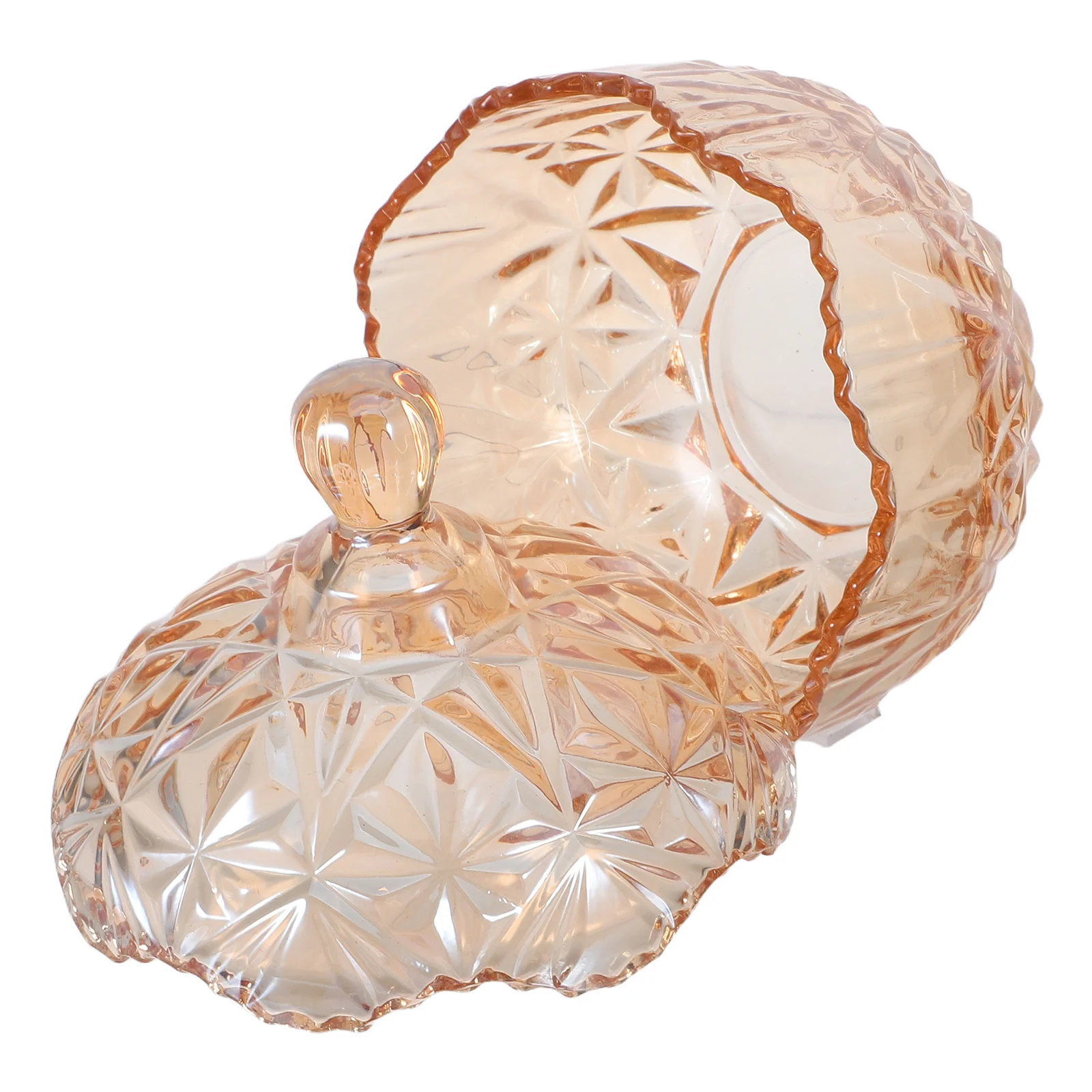 

Glass Candy Jar Sugar Bowl Airtight 260Ml Food Storage Canister for Sweets Cookies Biscuits Snack Holder Sweet Jars Empty