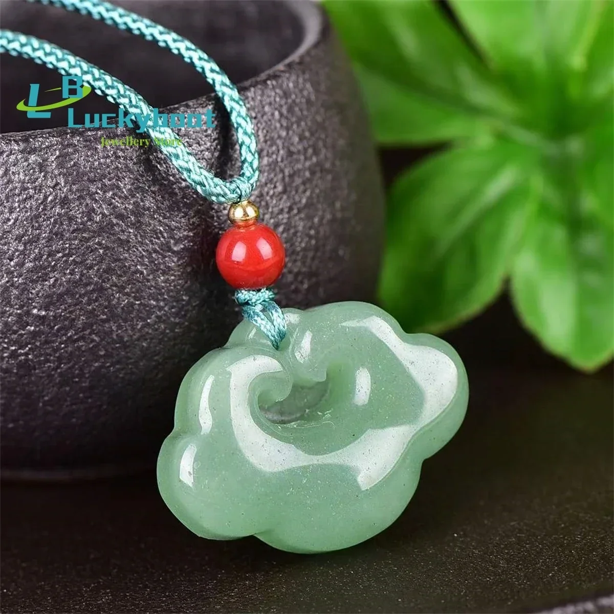 Natural Dongling Jade Auspicious Ruyi Pendant Simple and Generous Personalized Fashion Versatile for Men and Women