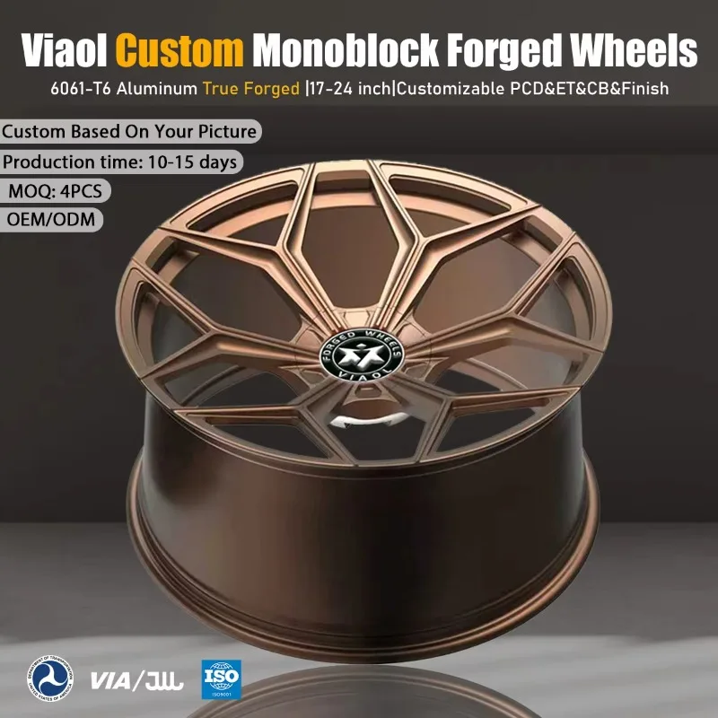 Personalized Custom Forged Wheels 18-24 Inch 5x120 Bronze Concave Rims For BMW E60 For Maserati For Mini 6061-T6