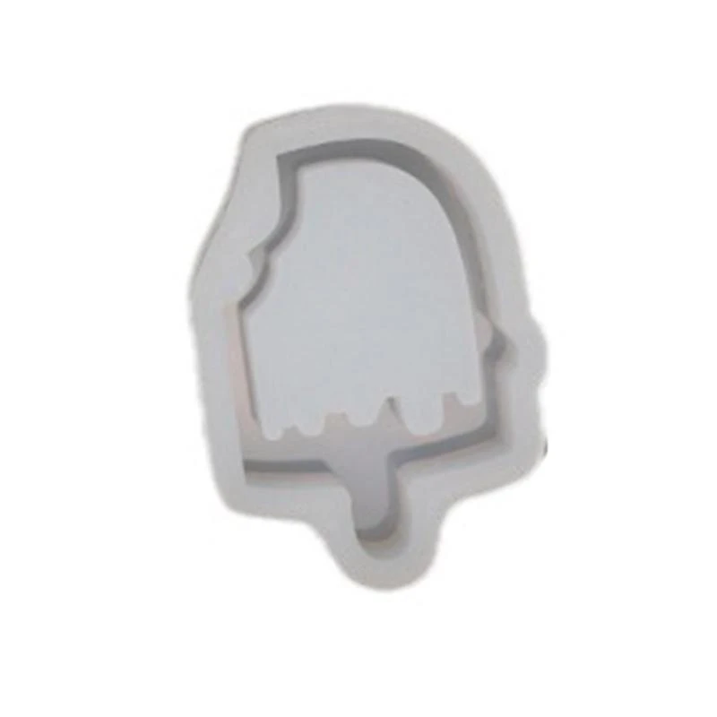 X6HE Bear Epoxy Resin Molds Shaker Dinosaur Photo Frame Keychain Pendant Silicone Jewelry Making Decorations DIY view 5
