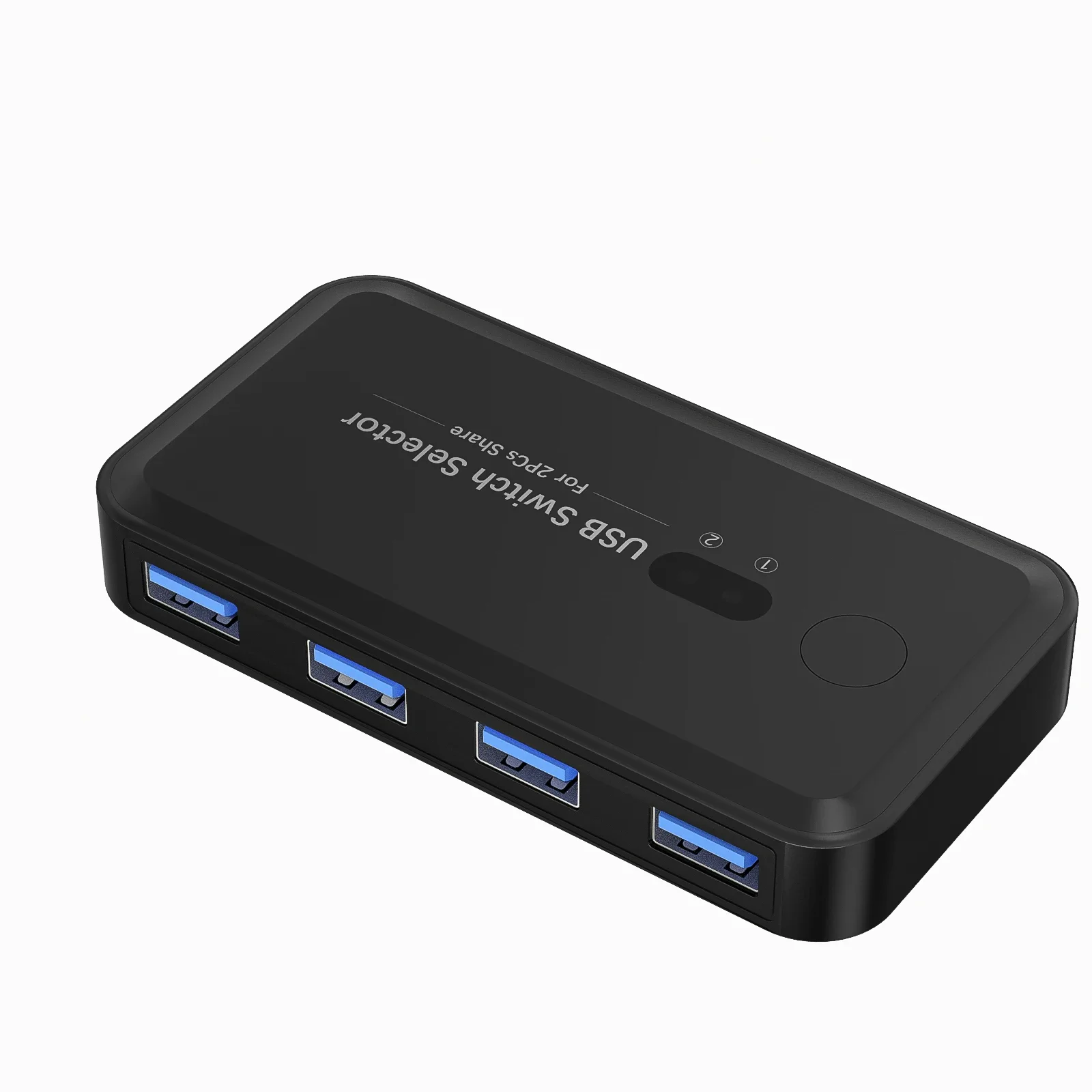4-Port USB 3.0 KVM Docking Station Switch Printer Sharing Device USB Splitter Network Adapter for PCs or Mainframes