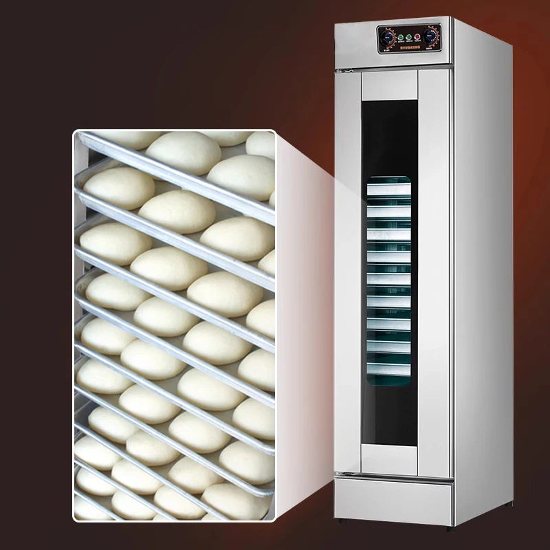 Commercial 16-Tier Fermentation Cabinet for Buns, Bread, Pizza, and Yogurt Stainless Steel Steamer with Proofing (Customized)
