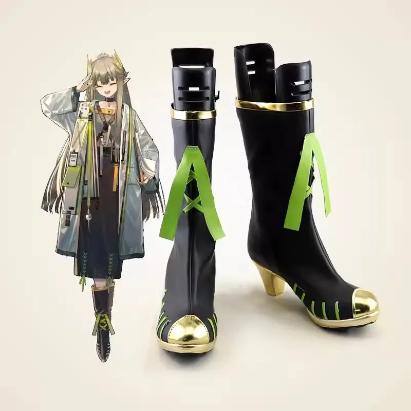 Arknights Muelsyse Cosplay High-heel Boots Halloween Carnival Custom Made Shoes