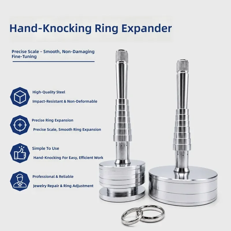 for Hand-tapped Ring Expander Household Adjustable Ring Shaping Large Size Repair Non-polishing Non-destructive Tool