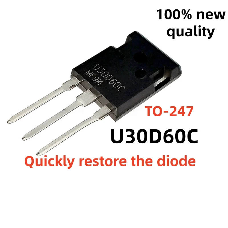 5Pcs/lot new U30D60D U30D60A TO-247 U30D40C U30D60C U30D20A U30D40A U30D30D U30D20C Quickly diode