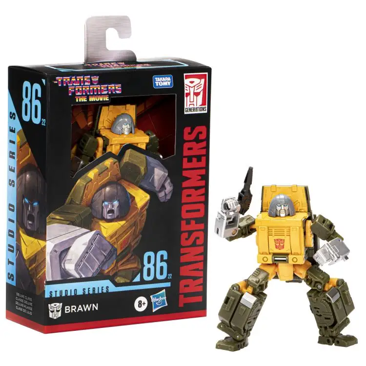 [in-stock] Hasbro Transformers Studio Series:  The Transformers: The Movie 86  Brawn Model Toy Anime Gift Action Figures Collect