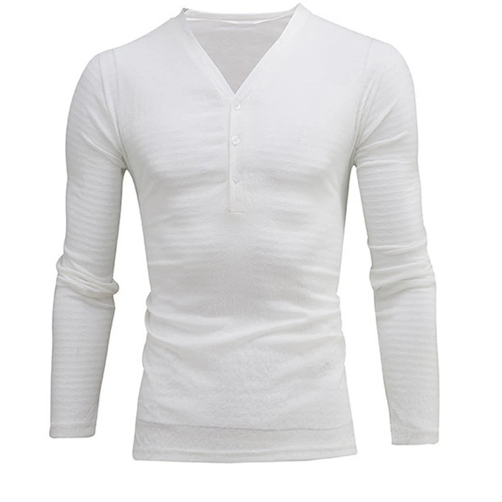 

T-shirt Mens Top Regular Slim Solid Spring Summer Breathable Tee Button Tops Vest Casual Comfortable Daily Comfy