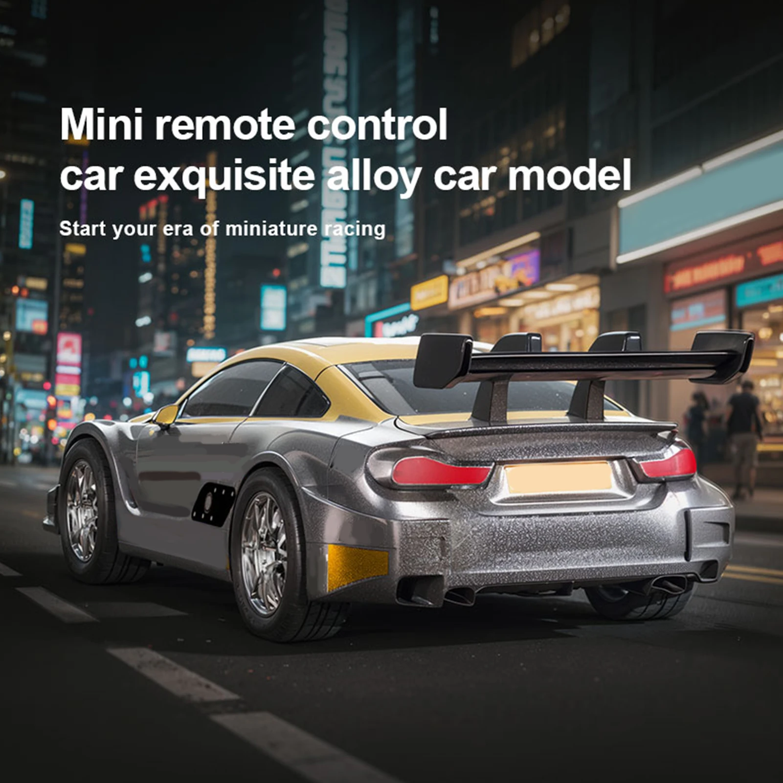 リモコンレーシングカー 1:43 スケール RCカー アプリ制御機能付き 子供用電動玩具車 室内・屋外用