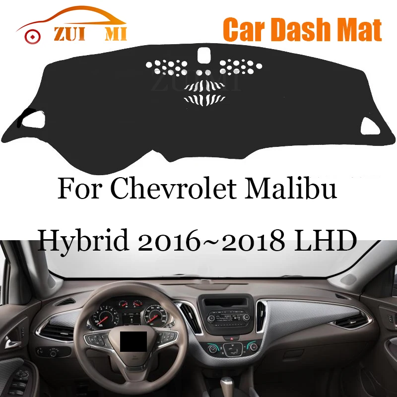 

ZUIMI Dashboard Cover Dash Mat Dashmat For Chevrolet Malibu Hybrid 2016~2018 LHD Dash Board Cover Pad Sun Shade