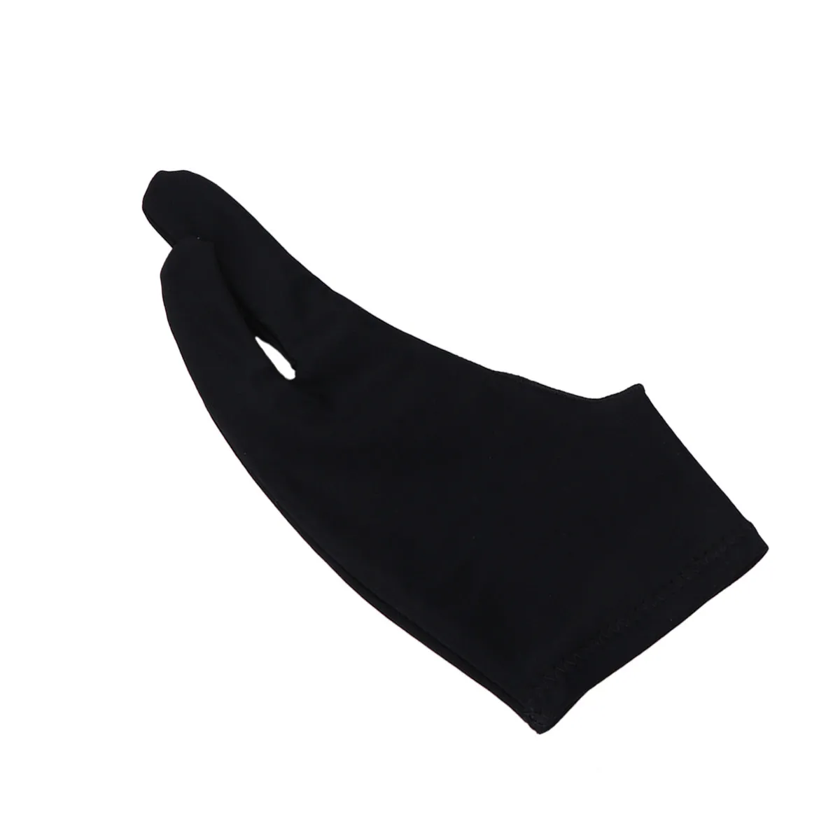 Two Finger Painting Glove Black Size M Artist Drawing Gloves Anti-Fouling Breathable Sketch Glove for Tablet and Graphic Surface