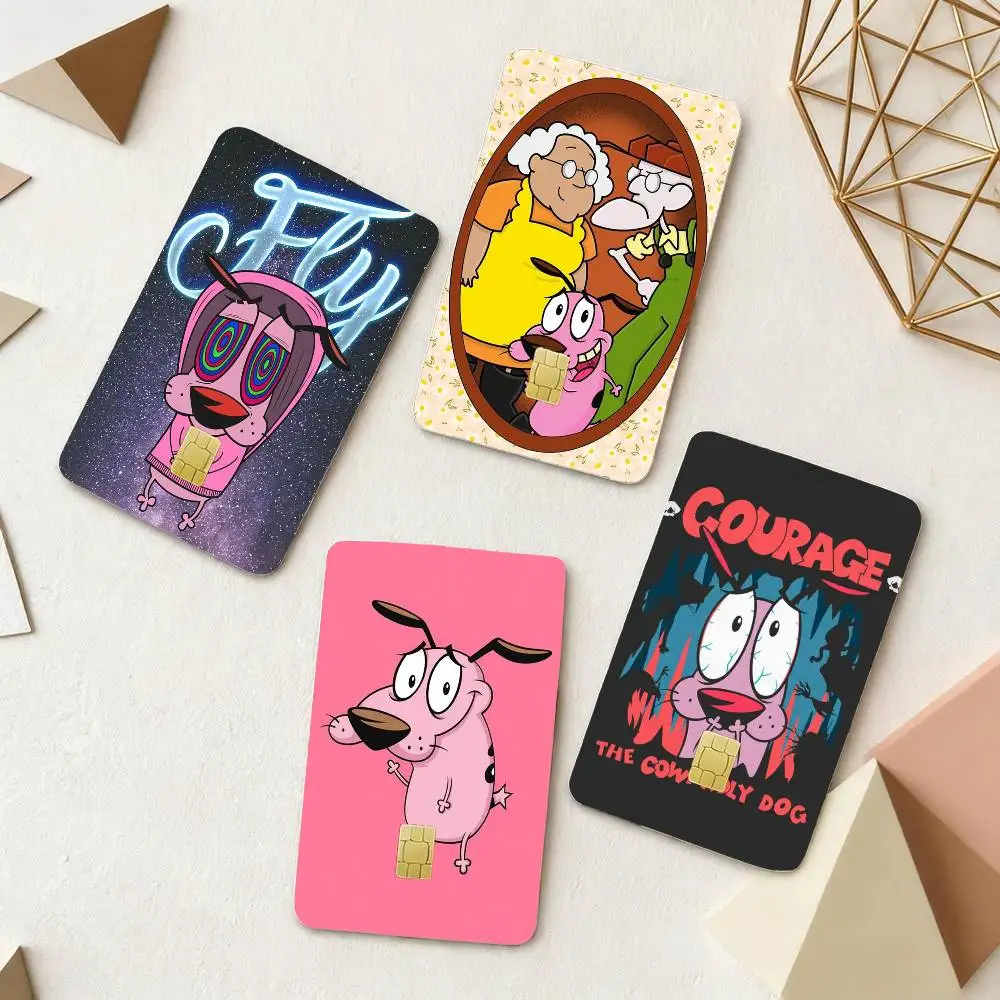 

Courage the C-Cowardly Dog Film Skin for Debit Credit Bank Visa Card Decal Cover