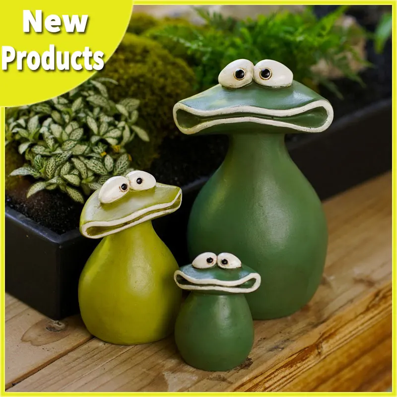 

Забавные и популярные креативные поделки на открытом воздухе с большим ртом, садовые украшения для дома, настольные фигурки, украшения, креативные подарки-сюрпризы