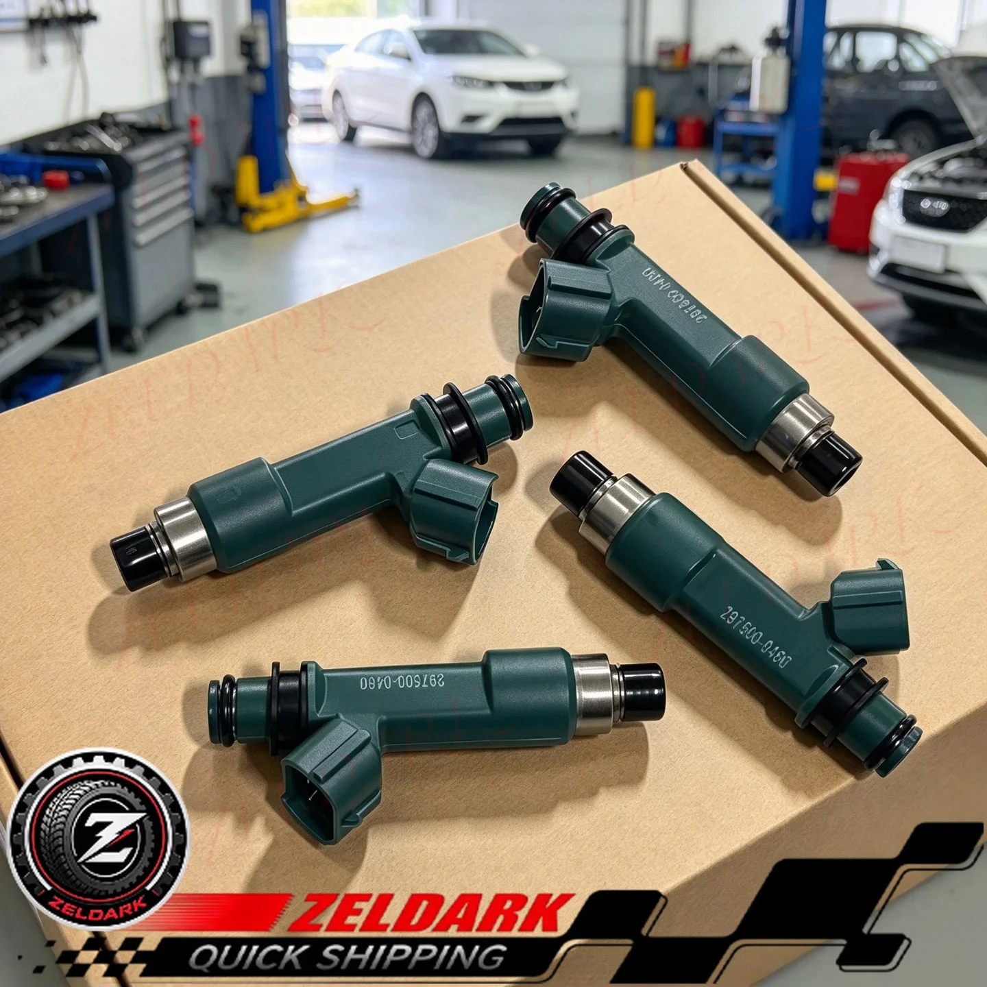 OEM 4PCS 297500-0460 ZJ20-13-250 New Fuel Injector Fit For Mazda Verisa 2 DE DEMIO DY3W 1.3L Axela BK5P 1.5L 3 BL 1.6L 2004-2015