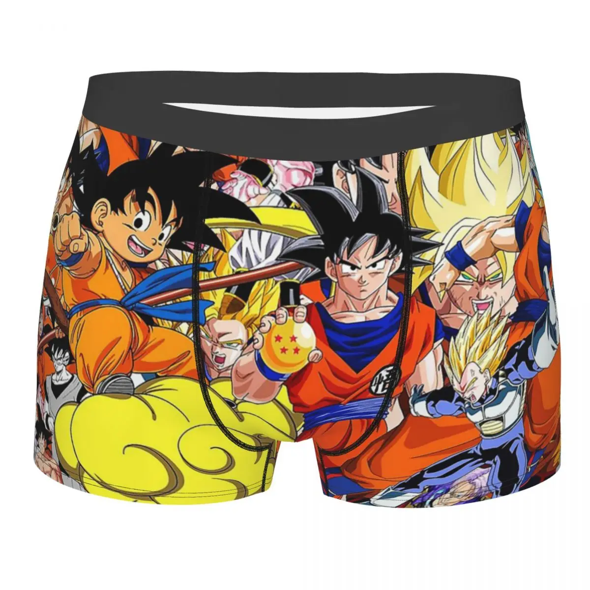 Dragon Ball Z Goku Vegeta DBZ Men Underwear Boxer Briefs Shorts Panties Funny Polyester Underpants for Homme