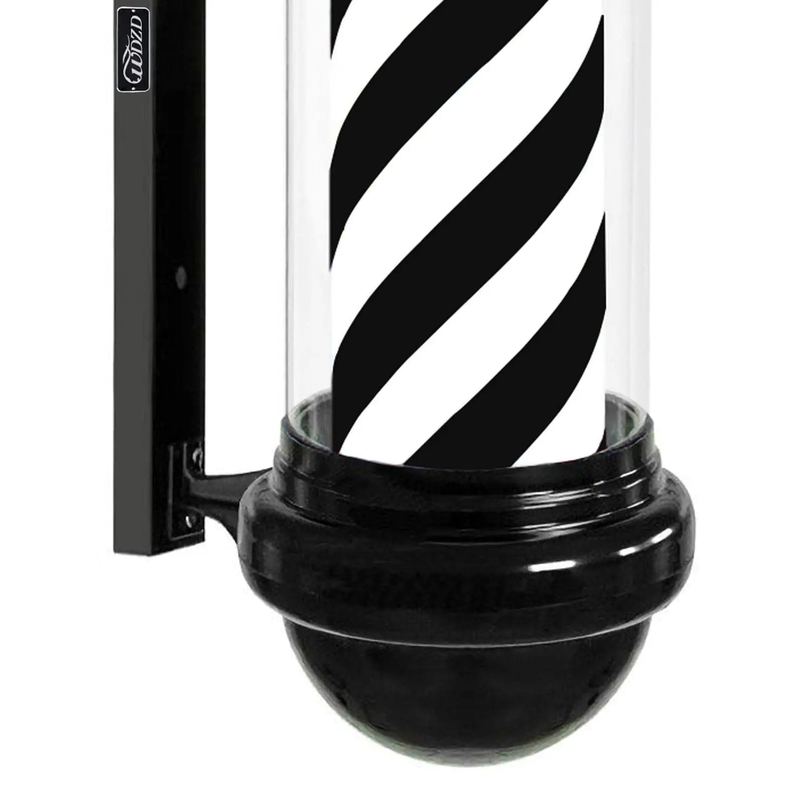 29'' Barber Pole Light Hair Salon Barber Shop Open Sign Rotating LED Strips IP54 Waterproof Save Energy Wall Mount Light - Image 5