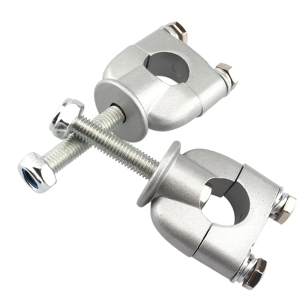 1 Pair 7/8' 22mm Motorcycle Handlebar Risers Mount Mounting Riser Clamp For Dirt Pit Bike Motorbike Accessories Universal view 4