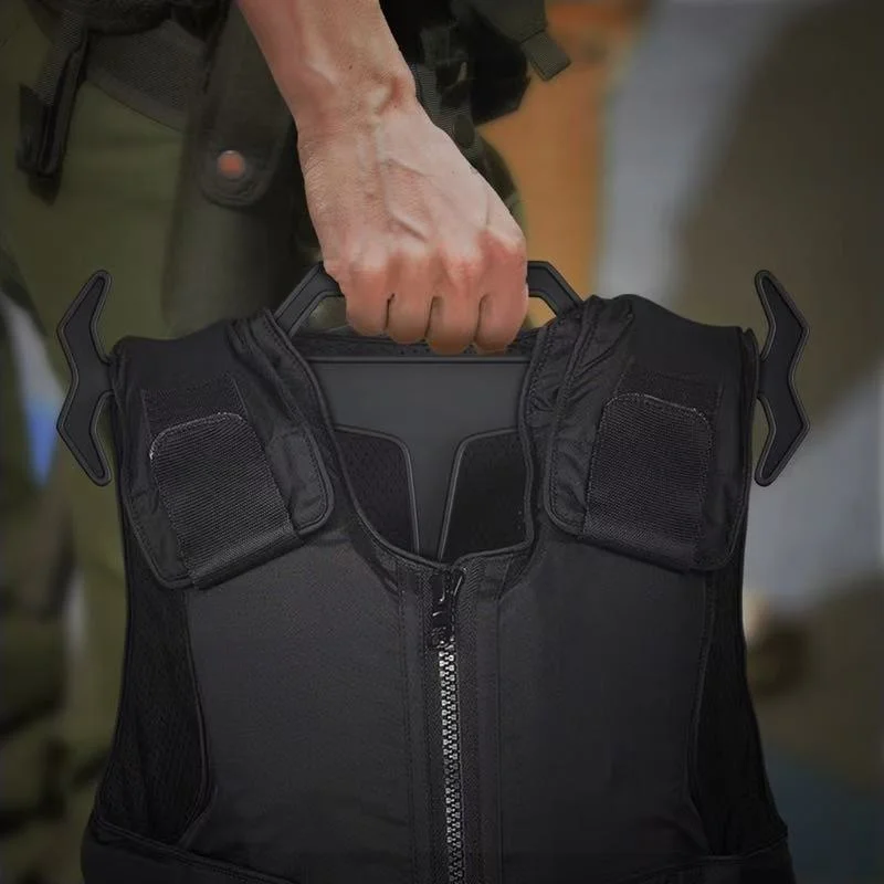 Robuster taktischer Ausrüstungsständer – Mantelhalter aus strapazierfähigem Kunststoff im taktischen Stil für Westen und Neoprenanzüge mit mehreren Haken – Detail 6