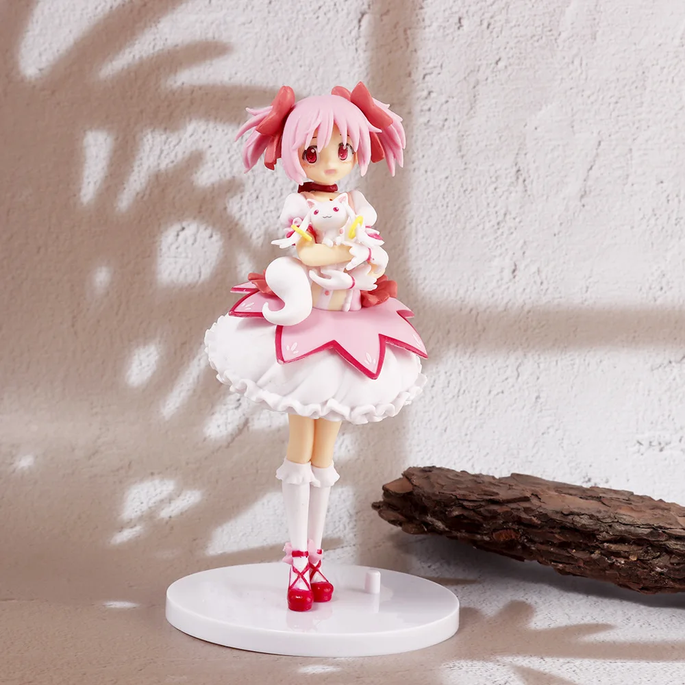 18-22cm Puella Magi Madoka Magica Aniem Characters Kaname Madoka Action Figures Magic Girl Model Decoration Statues Toys Gifts