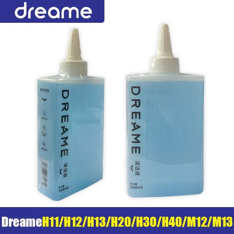 Original Floor Cleaning Solution for Dreame H11/H12/H13/H20/H30/H40/M12/M13 Vacuum Cleaner Spare Parts Cleaning Fluid 500ML