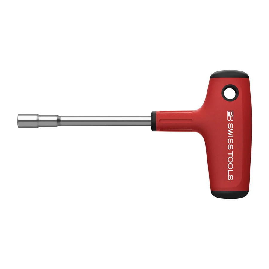 PB SWISS T-Shaped Screwdriver Handle Long Pole with Strong Magnetic for C6.3 and E6.3 1/4\