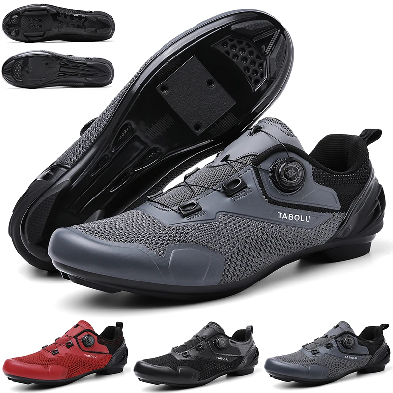 

Road cycling shoes Man Sneakers Breathable Bicycle Racing Self-Locking Bike Shoes Sapatilha Ciclismo MTB Cleats Shoes Women