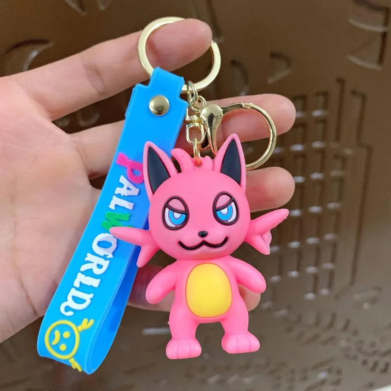 Neuer Palworld Chillet Cryolinx Chikipi Plüsch-Schlüsselanhänger, hochwertiges, niedliches Puppendesign, perfekt für Paare, Taschen oder Auto-Accessoires. – Detail 5