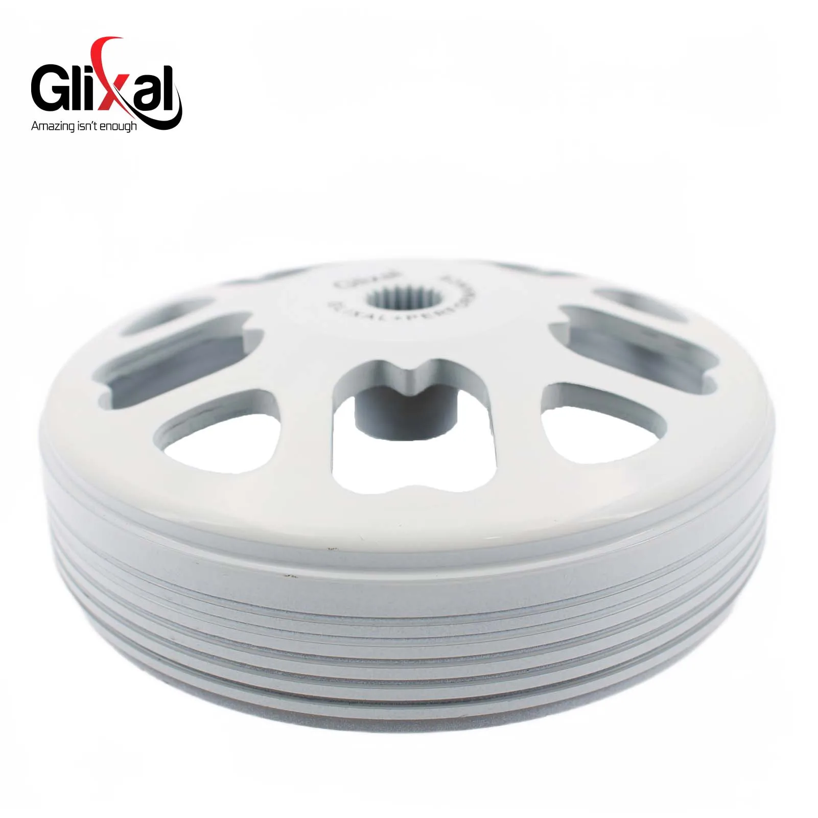 Glixal GY6 125cc 150cc 200cc High Performance Racing CNC-Manufactured Clutch Bell Drum for 157QMJ Engine Scooter Moped ATV