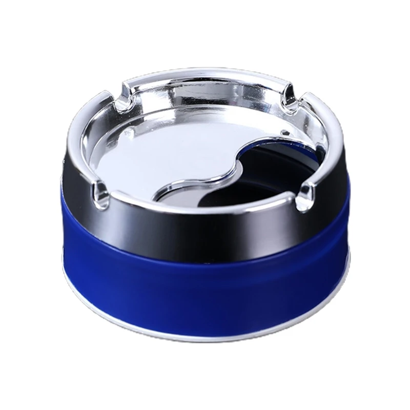 PP+Stainless Steel Ashtray with Lid for Home Outdoor Indoor Smoking Accessory DropShipping