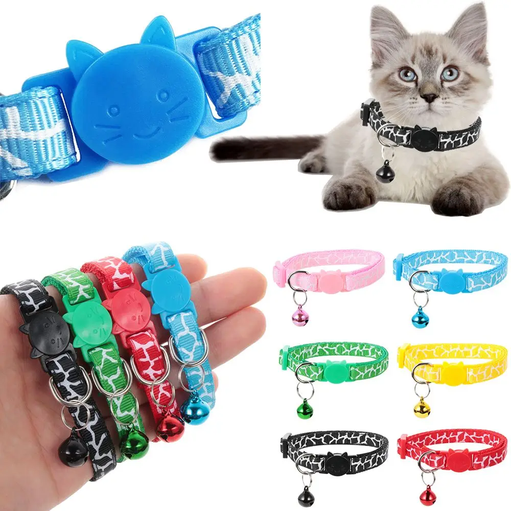Аксессуары-для-щенков-и-кошек-милые-ошейники-с-головой-кошки-подвеска-колокольчик-ожерелье-с-котенком-ошейник-для-собаки