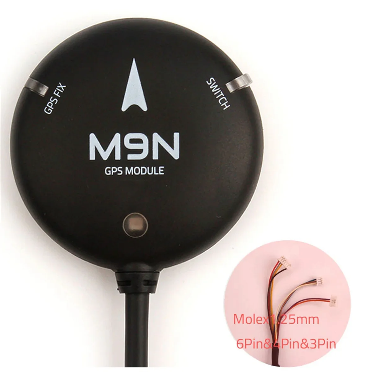 Módulo GPS M9N, zumbador incorporado, brújula, indicador LED para Pix32 6C, controlador de vuelo B