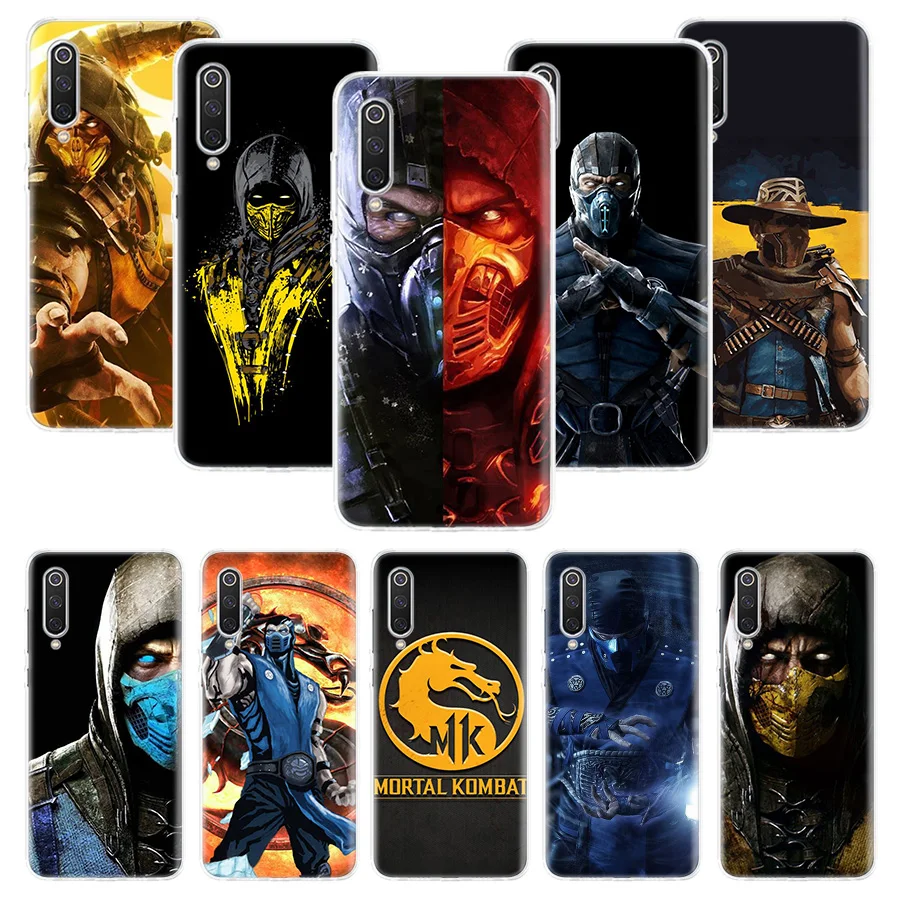 Mortal Kombat Phone Case For Xiaomi Redmi Note 13 12S 12 11S 10 9 8 10S 11 11T 11E Pro Plus + 9S 8T 7 5G Cover Coque Note 10 11 