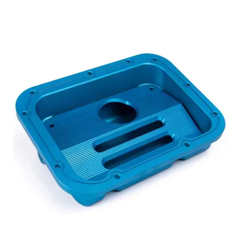 

Custom CNC Anodizing Aluminum Billet Auto Car Engine Oil Pan Protection Cover Adapters