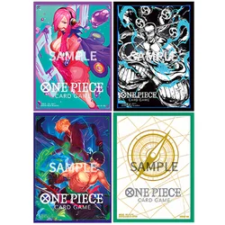 70Pcs/Set Anime One Piece OPCG Game New Original Card Sleeve 05 Enel Zoro Sanji Reiju Green Hobbies Collectibles Anime Gift Toys