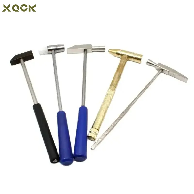 Mini Hammer Steel Cooper Iron Rubber DIY Repair Tool Double Head Hammers Jewelry Tools