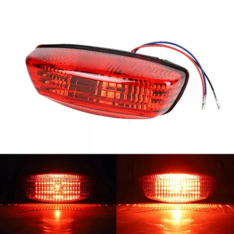 

For Suzuki LTA500F Vinson 500 4X4 Auto 2002-2007 ATV UTV Rear Brake Tail Light