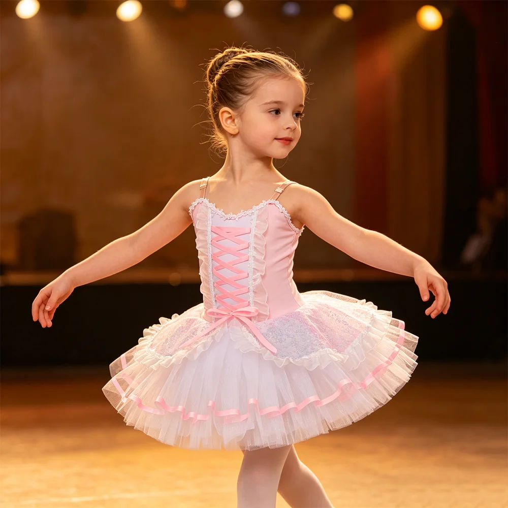 tutu-de-ballet-rose-a-sequins-pour-fille-jupe-professionnelle-en-tulle-gazeux-costume-de-danse-avec-ruban-pour-fete-princesse-fee-scene