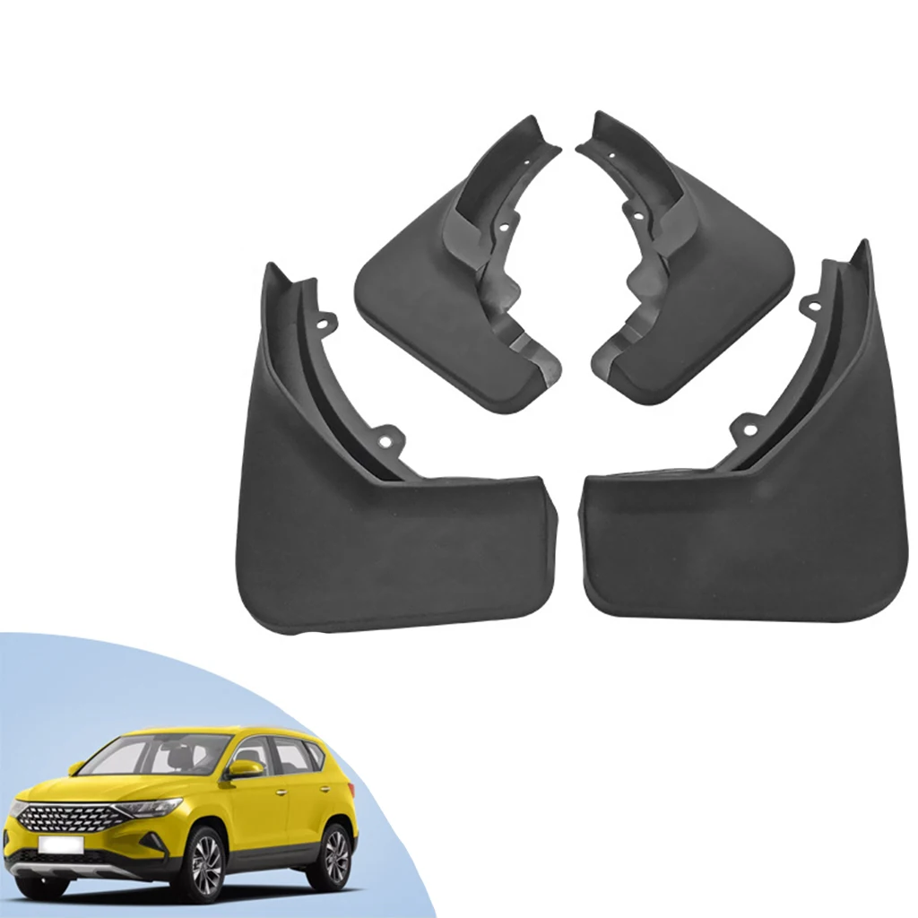 4 pieces Mud Flaps Mudguard Fit for 2019 Model Front and Rear Modification Accessories Sediment