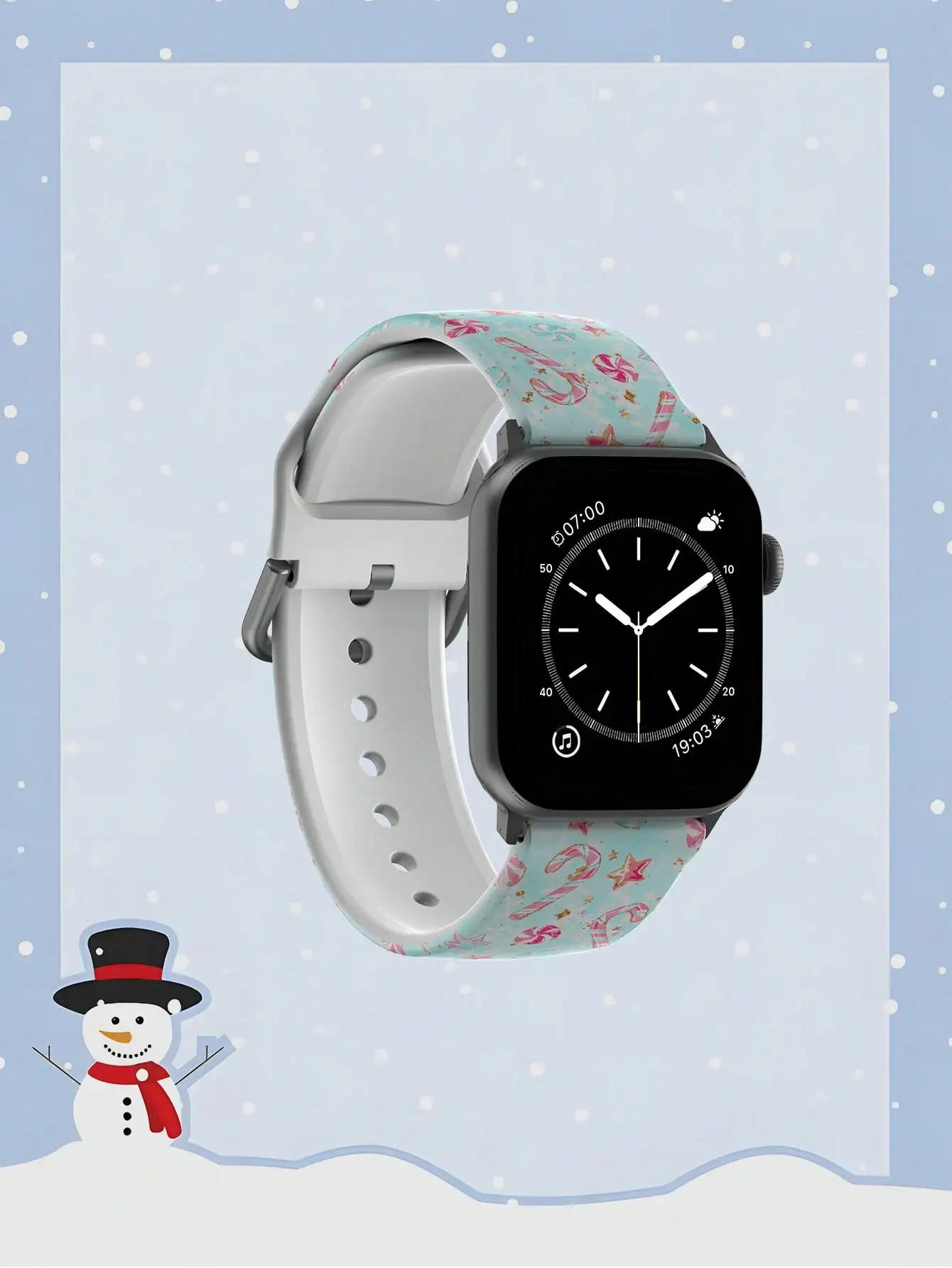 Caramelle verde menta per cinturino Apple Watch 45mm 44mm 40mm 41 42-38mm braccialetto elastico iwatch serie 8 7 SE 3-6 9 10 11 Ultra 3 49mm